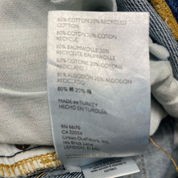 Free People We the Free Jeans Straight Leg Button Fly Size 26 - Picture 8 of 8